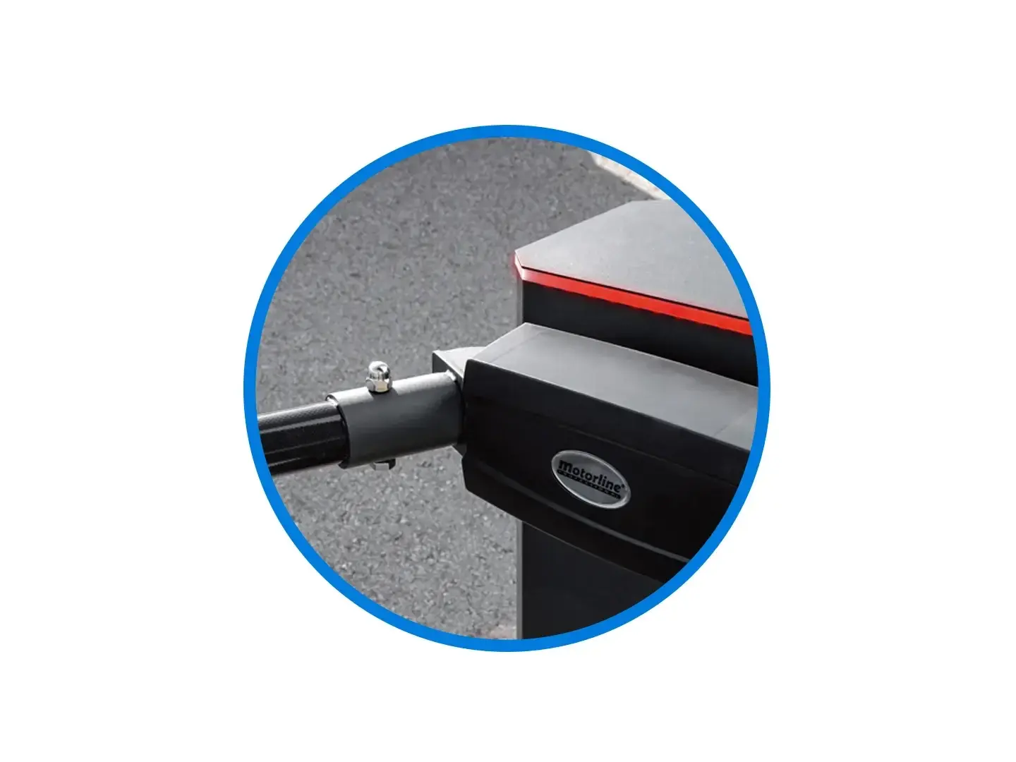Motorline BRFIXSD Swing-Away Barrier Boom Mechanism