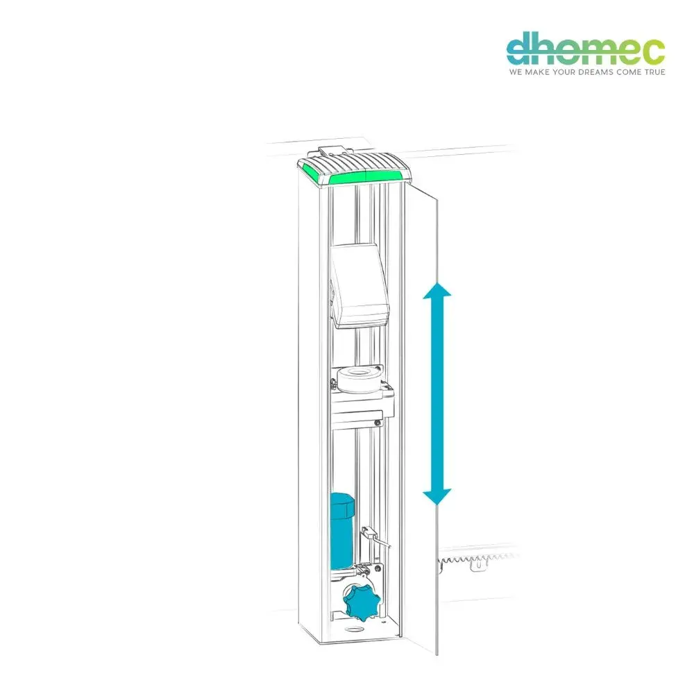 Motorline KIT FORT-BL 2000MM 36V Brushless Sliding Gate Column System - Image 8
