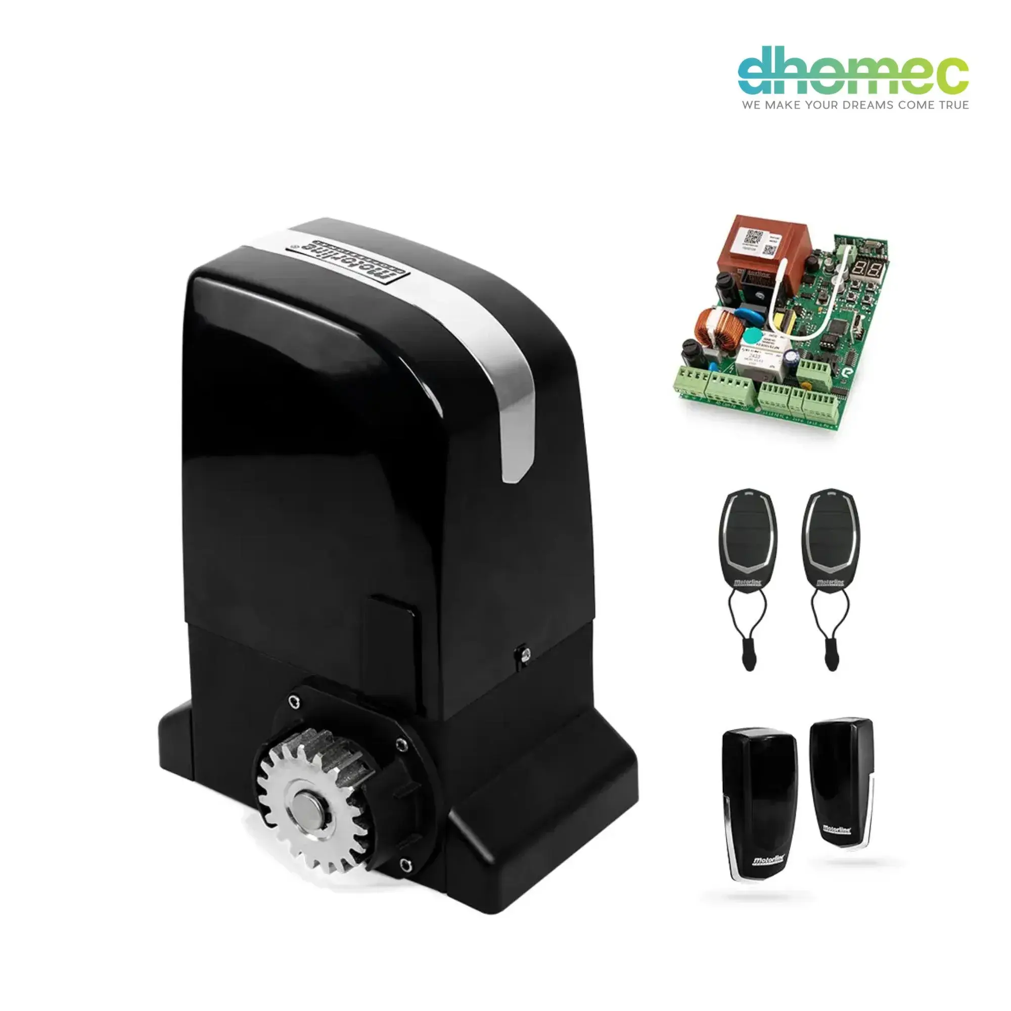 Motorline KIT SLIDE800A-50-MAG Sliding Gate Automation System