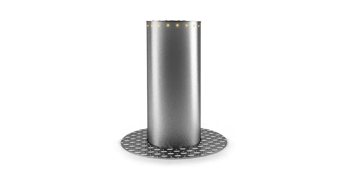 Motorline MPIE10/400 Electromechanical Stainless Steel Bollard - Image 2